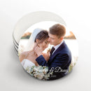 Wedding Photo Round Coasters