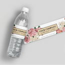 Wedding Planner Roses Water Bottle Labels