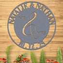 Wedding Sign, Mr & Mrs, Names and Date