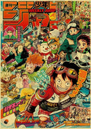 Weekly shonen jump anime poster collection for bedroom wall decor