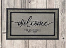 Welcome Established Door Mat