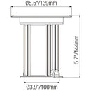 Well Lights with Flat MR16 and Durable PVC-Brass Housing