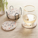 Terrazzo Stoneware Coasters
