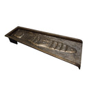 Bronze Alligator 24-in Cast Aluminum Downspout Gutter Splash Block