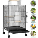 Wheeled Bird Cage for Parrots