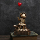 DecorBites™ Balloon Girl Tank Art Figure Resin Statues Collection for Interior Decor