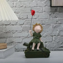 DecorBites™ Balloon Girl Tank Art Figure Resin Statues Collection for Interior Decor