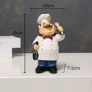 DecorBites™ Bearded Chef Resin Figure Sculpture Modern Kitchen Desk Decor Ornaments