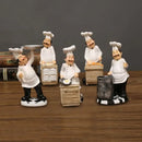 DecorBites™ Bearded Chef Resin Figure Sculpture Modern Kitchen Desk Decor Ornaments