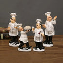 DecorBites™ Bearded Chef Resin Figure Sculpture Modern Kitchen Desk Decor Ornaments