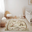 Space & Rockets Rug / World map Area Rug