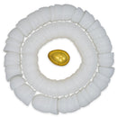 47 White Plastic Easter Eggs + 1 Surprise Golden Egg Set