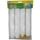 47 White Plastic Easter Eggs + 1 Surprise Golden Egg Set
