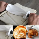 White and black croissant bread wheel cutter kitchen pastry tool
