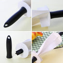 White and black croissant bread wheel cutter kitchen pastry tool
