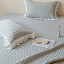 White and black ruffled bedding set bedroom decorbites cool feeling