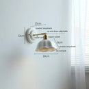 White and gold ceramic led wall light bedroom sconce