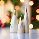 DecorBites™ Ceramic Santa Claus Figurines Set for Christmas Home Decor