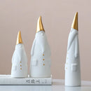 DecorBites™ Ceramic Santa Claus Figurines Set for Christmas Home Decor