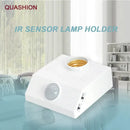 White and gold infrared motion sensor lamp holder bedroom light