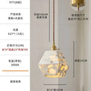 White and gold terrazzo cement marble chandelier for dining room