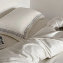 White and gray egyptian cotton bedding set – bedroom duvet cover