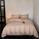 White and gray egyptian cotton bedding set – bedroom duvet cover