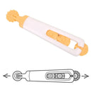 White and orange dough roller cutter kitchen decorative pastry tool