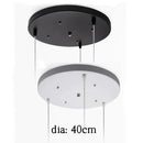 White & black pendant light ceiling mount canopy with hooks dining room
