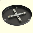 White & black pendant light ceiling mount canopy with hooks dining room