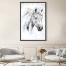 White Bronco Canvas