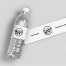 White Business Water Bottle Labels