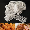 White butcher’s string roll meat mesh netting for kitchen display
