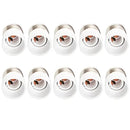 White ceramic and copper bulb socket converter living room adapter