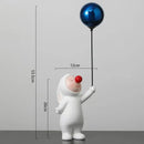DecorBites™ Balloon Rabbit Resin Ornaments, Cute Desk Figurines, Bookshelf Sculpture Craft