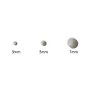 White Ceramic Balls (per pound)