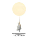 DecorBites™ Cartoon Bear Ceiling Light for Kids' Rooms, LED Fixture Bedroom Decor