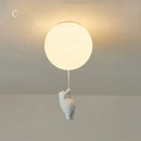 DecorBites™ Cartoon Bear Ceiling Light for Kids' Rooms, LED Fixture Bedroom Decor