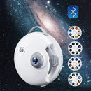 White circular starry night light projector bedroom deer decor