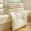 White cotton soya fibre filling embroidered duvet – bedroom comforter