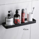 White double tier glass corner shelf with towel bar for bathroom