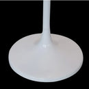 White glossy tulip butterfly chandelier stand dining room base