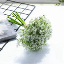 White gypsophila artificial flowers wedding and home decor bouquet