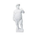 White hercules abstract human body resin statues living room decor