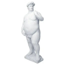 White hercules abstract human body resin statues living room decor