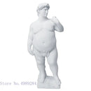 White hercules david obesity resin sculpture living room decor art