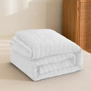 White king size seersucker quilt bedroom soft all season comforter