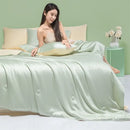 DecorBites™ Cool Feel Summer Quilt: Grade A Ice, Extra Soft, Quick Drying Quilted Blanket