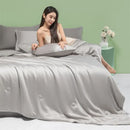 DecorBites™ Cool Feel Summer Quilt: Grade A Ice, Extra Soft, Quick Drying Quilted Blanket