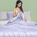 DecorBites™ Cool Feel Summer Quilt: Grade A Ice, Extra Soft, Quick Drying Quilted Blanket